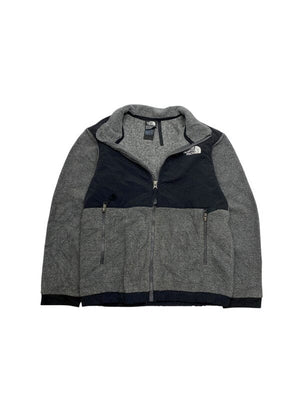 Grey The North Face Fleece Jacket Men's XS Northern Pole Vintage Wholesale 
