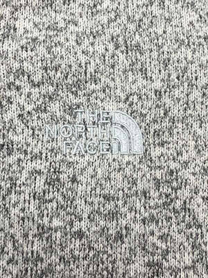 Grey The North Face Fleece Jacket Women's Medium Northern Pole Vintage Wholesale 