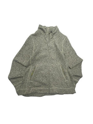 Grey The North Face Fleece Jacket Women's Medium Northern Pole Vintage Wholesale 