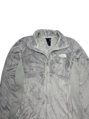 Grey The North Face Fleece Jacket Women's Medium Northern Pole Vintage Wholesale 