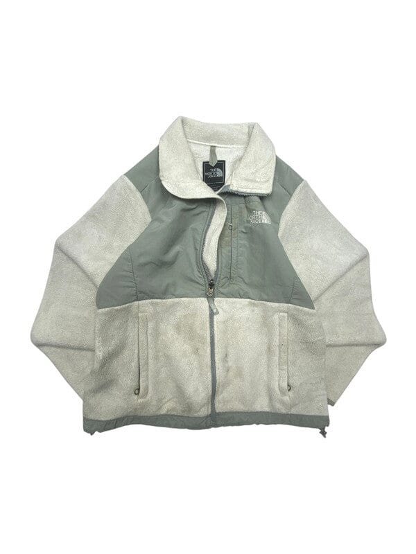 Grey The North Face Fleece Jacket Women's Small Northern Pole Vintage Wholesale 