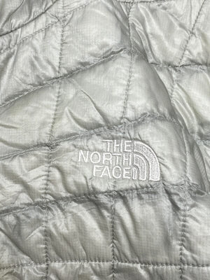 Grey The North Face Puffer Jacket Women's Large Northern Pole Vintage Wholesale 