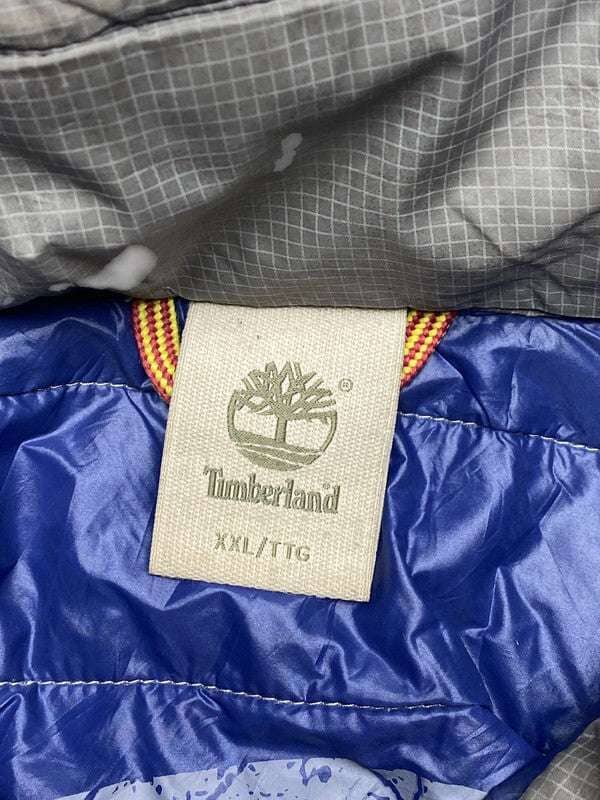 Grey Timberland Quilted Jacket Men's XXL Northern Pole Vintage Wholesale 