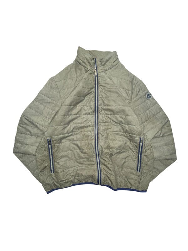 Grey Timberland Quilted Jacket Men's XXL Northern Pole Vintage Wholesale 