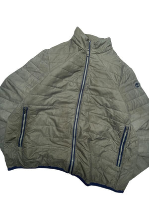 Grey Timberland Quilted Jacket Men's XXL Northern Pole Vintage Wholesale 