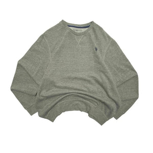 Grey U.S. Polo Assn. Sweatshirt Men's XL Northern Pole Vintage Wholesale 