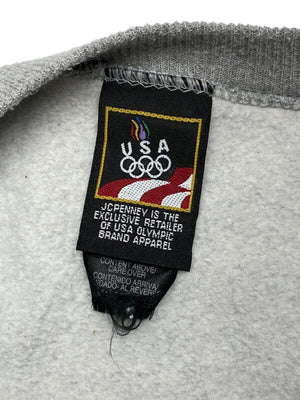 Grey USA Olympic Sweatshirt Men's XL Northern Pole Vintage Wholesale 