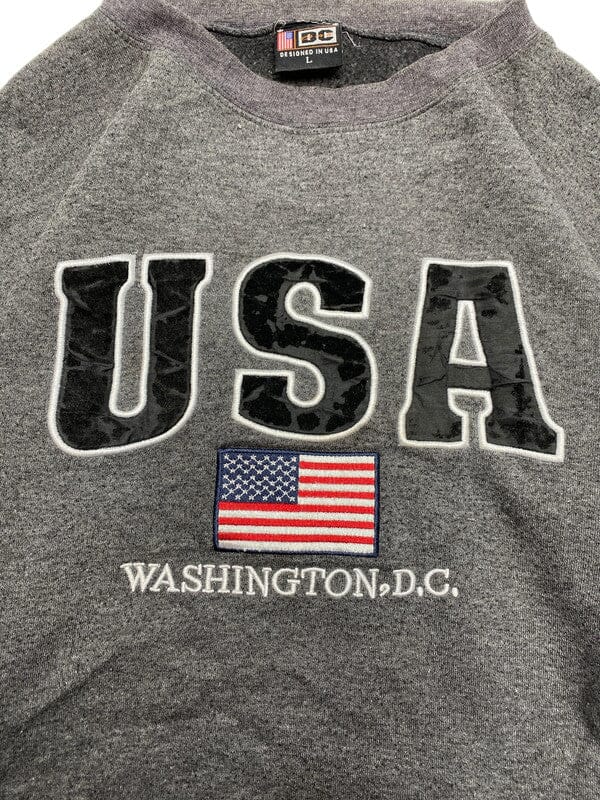 Grey Washington D.C. Sweater Men's Large Northern Pole Vintage Wholesale 