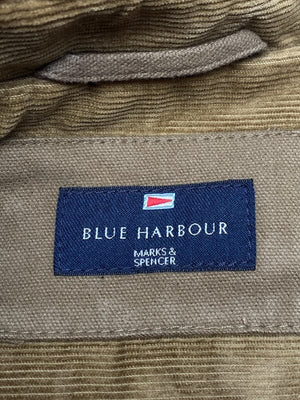 Khaki Blue Harbour Workwear Jacket Men's XL Northern Pole Vintage Wholesale 