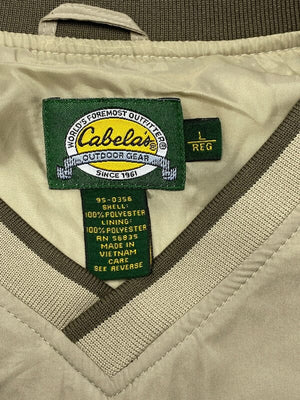 Khaki Cabela's Embroidery Jersey Men's Large Northern Pole Vintage Wholesale 
