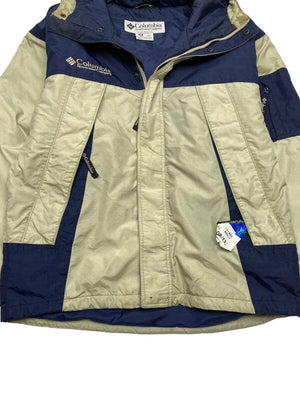Khaki Columbia Ski Jacket Men's Large Northern Pole Vintage Wholesale 