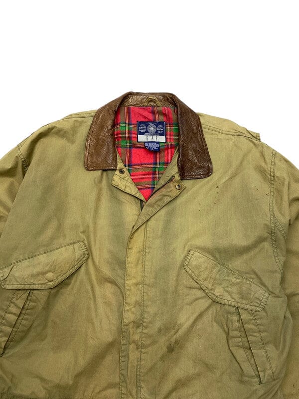 Khaki GAP Harrington Jacket Men's XL Northern Pole Vintage Wholesale 