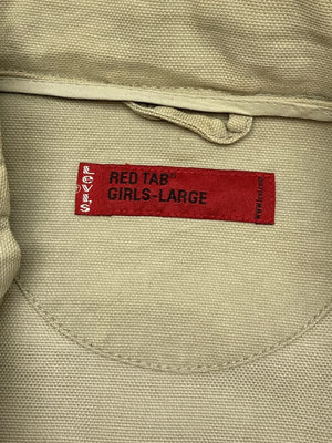 Khaki Levi's Workwear Jacket Women's Large Northern Pole Vintage Wholesale 