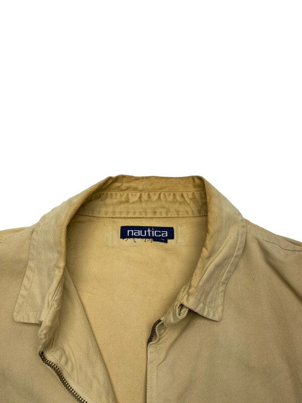 Khaki Nautica Harrington Jacket Men's Large Northern Pole Vintage Wholesale 