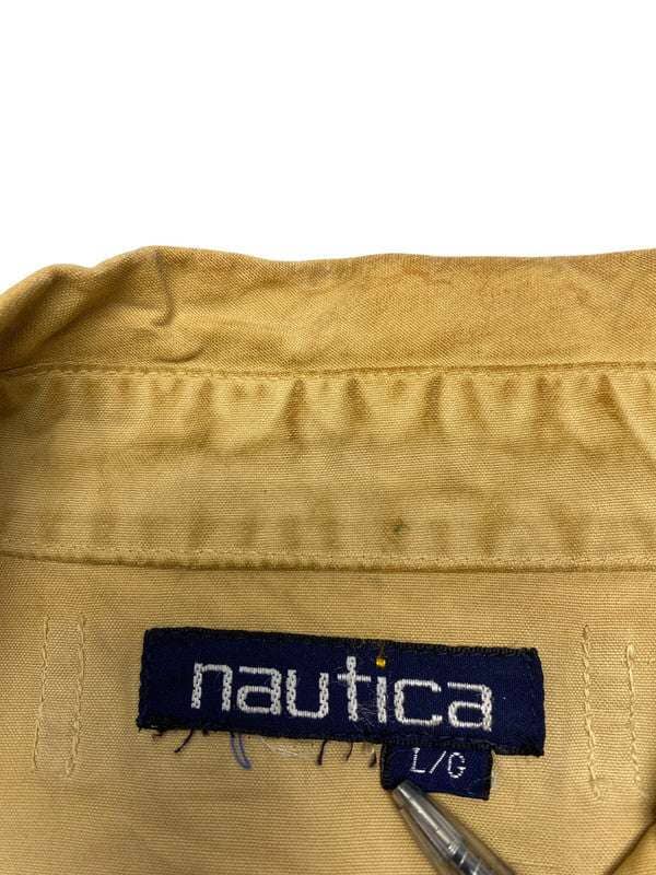 Khaki Nautica Harrington Jacket Men's Large Northern Pole Vintage Wholesale 
