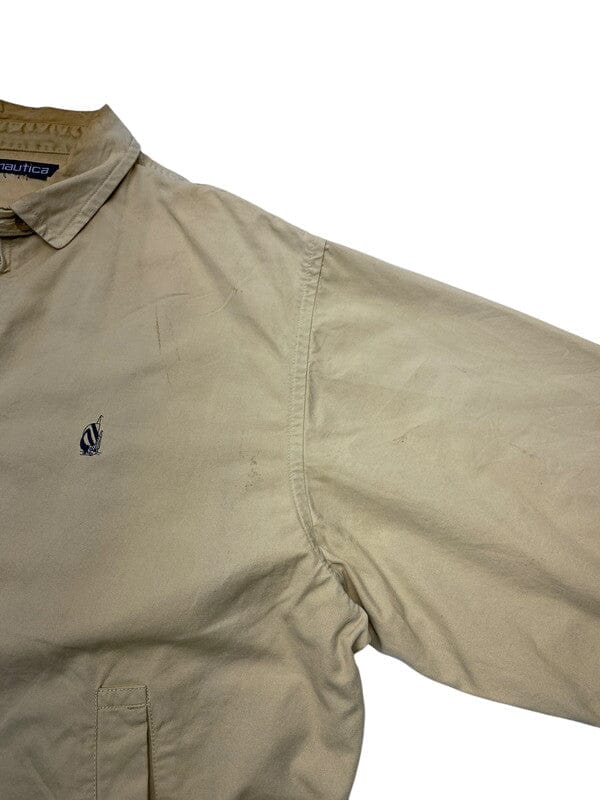 Khaki Nautica Harrington Jacket Men's Large Northern Pole Vintage Wholesale 