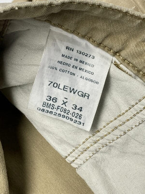 Khaki Wrangler Chino Men's 36x34 Northern Pole Vintage Wholesale 