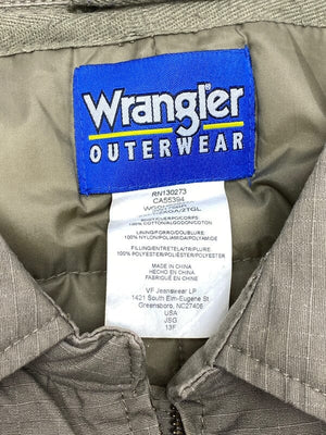 Khaki Wrangler Workwear Jacket Men's XXL Northern Pole Vintage Wholesale 