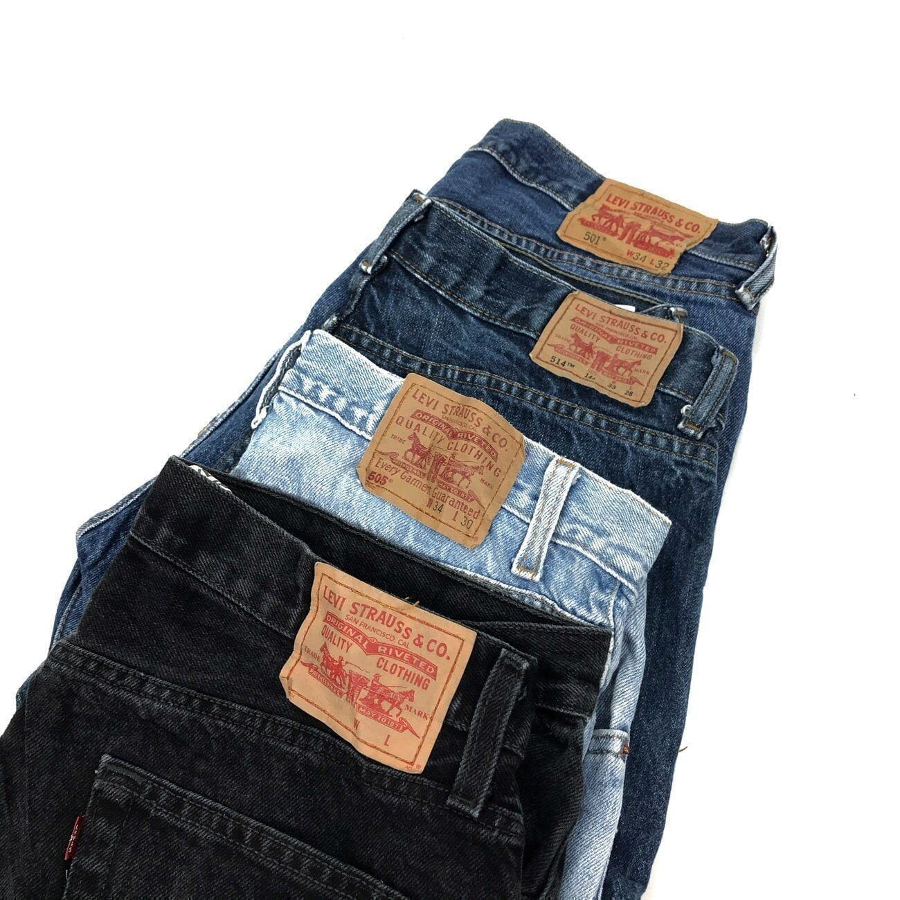 LEVI’S MIX CODE DENIM JEANS Northern Pole Vintage Wholesale 