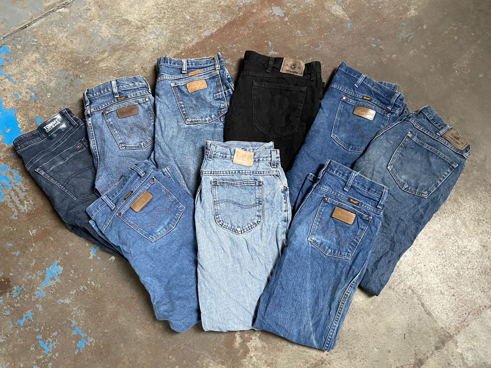 LEVI’S MIX CODE DENIM JEANS Northern Pole Vintage Wholesale 