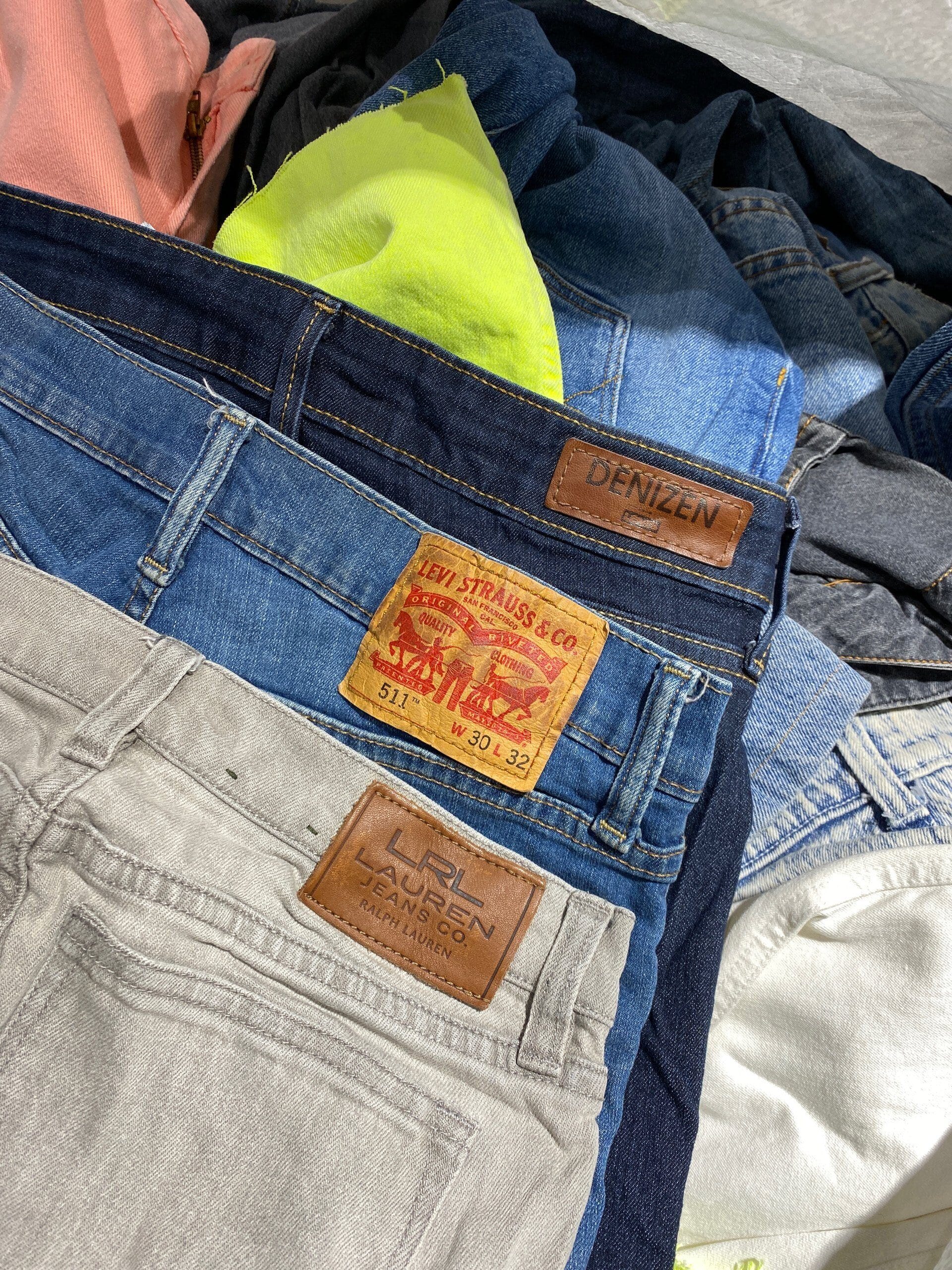 LEVI’S MIX CODE DENIM JEANS Northern Pole Vintage Wholesale 