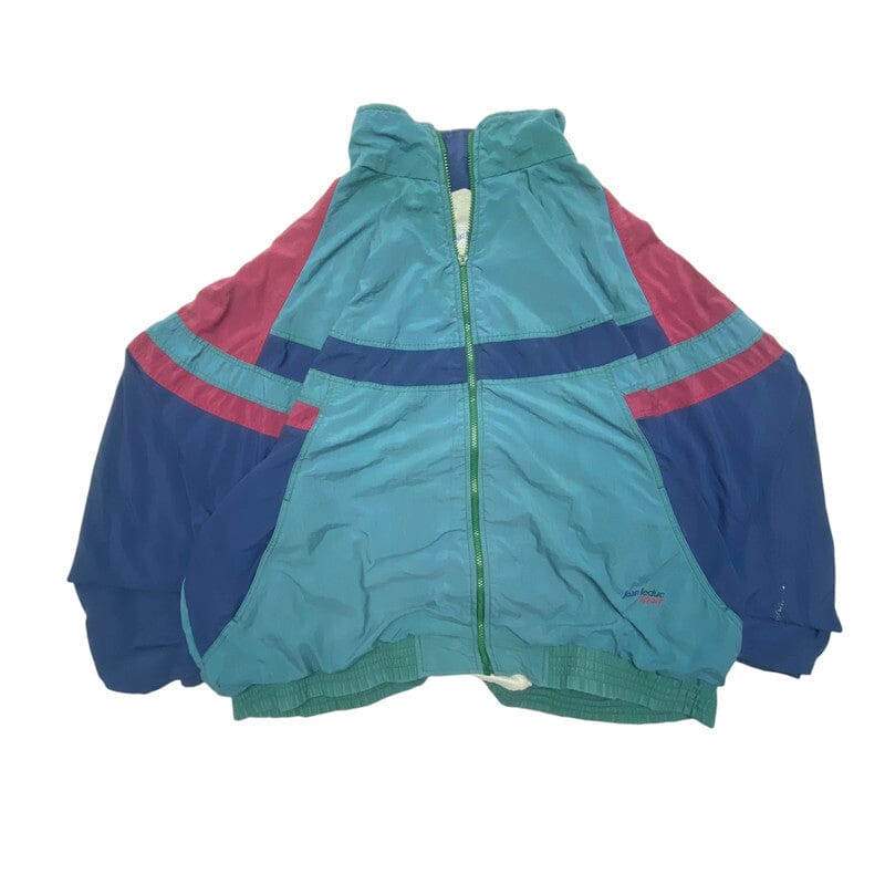 Light Blue Jean Leduc Windbreaker Men's XXL Northern Pole Vintage Wholesale 