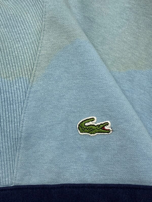 Light Blue Lacoste Half-zip Sweatshirt Men's Medium Northern Pole Vintage Wholesale 