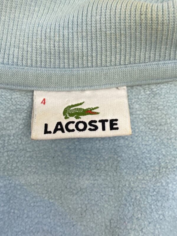 Light Blue Lacoste Half-zip Sweatshirt Men's Medium Northern Pole Vintage Wholesale 