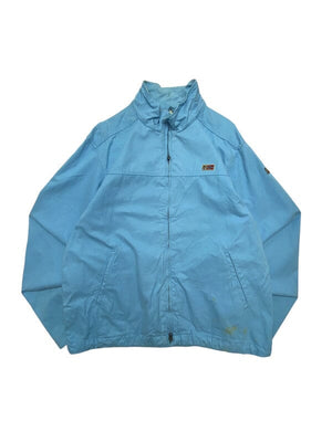 Light Blue Napapijri Windbreaker Men's Large Northern Pole Vintage Wholesale 