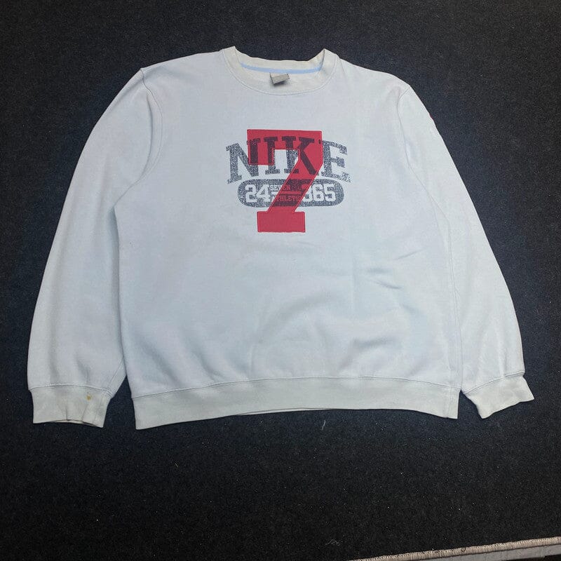 Light Blue Nike Sweatshirt men's XL Northern Pole Vintage Wholesale 