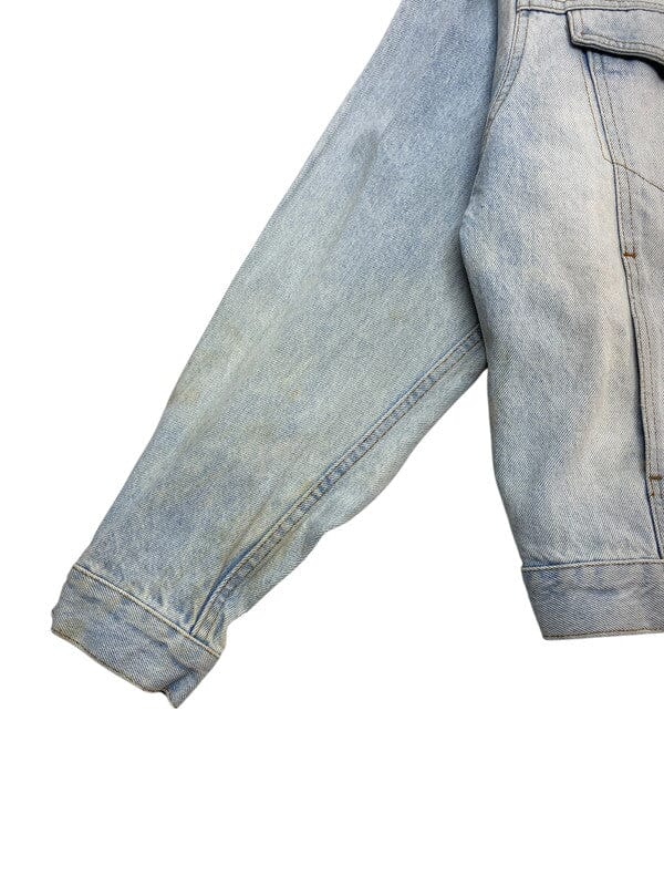 Light Blue Rifle Denim Jacket Women's Large Northern Pole Vintage Wholesale 