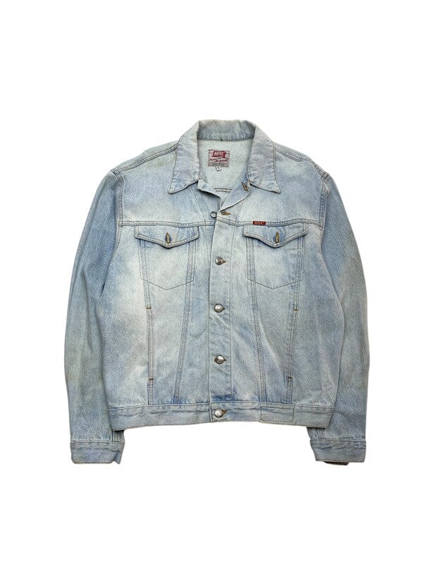 Light Blue Rifle Denim Jacket Women's Large Northern Pole Vintage Wholesale 