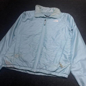 Light Blue The North Face Windbreaker Women's Small Northern Pole Vintage Wholesale 