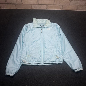 Light Blue The North Face Windbreaker Women's Small Northern Pole Vintage Wholesale 