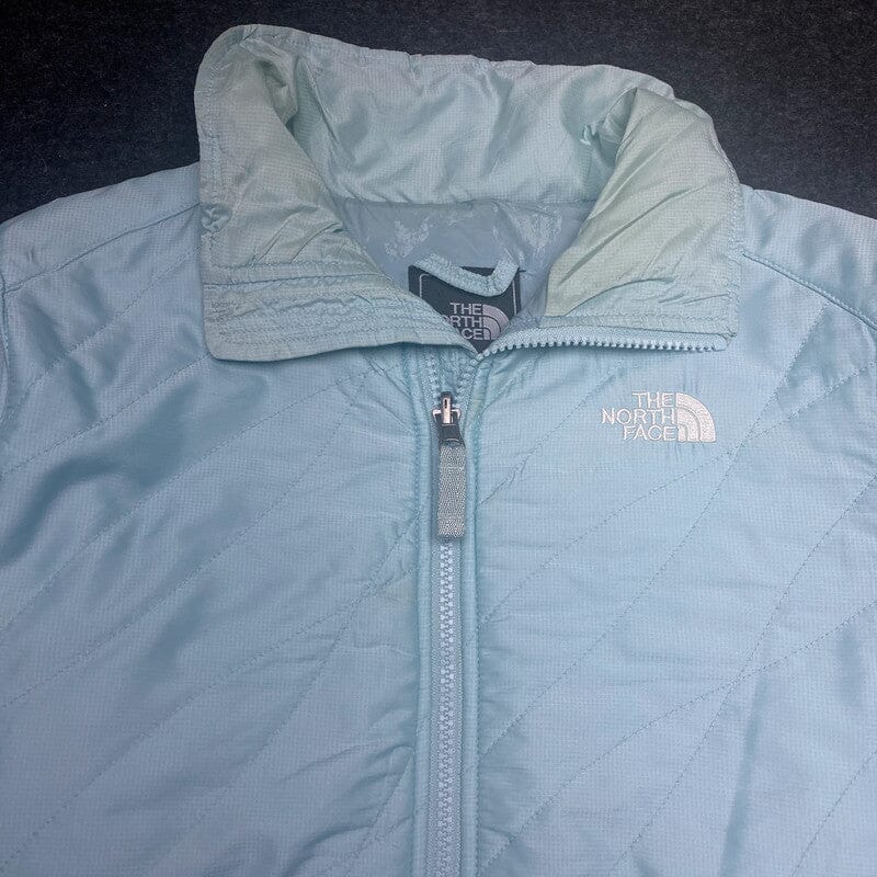 Light Blue The North Face Windbreaker Women's Small Northern Pole Vintage Wholesale 