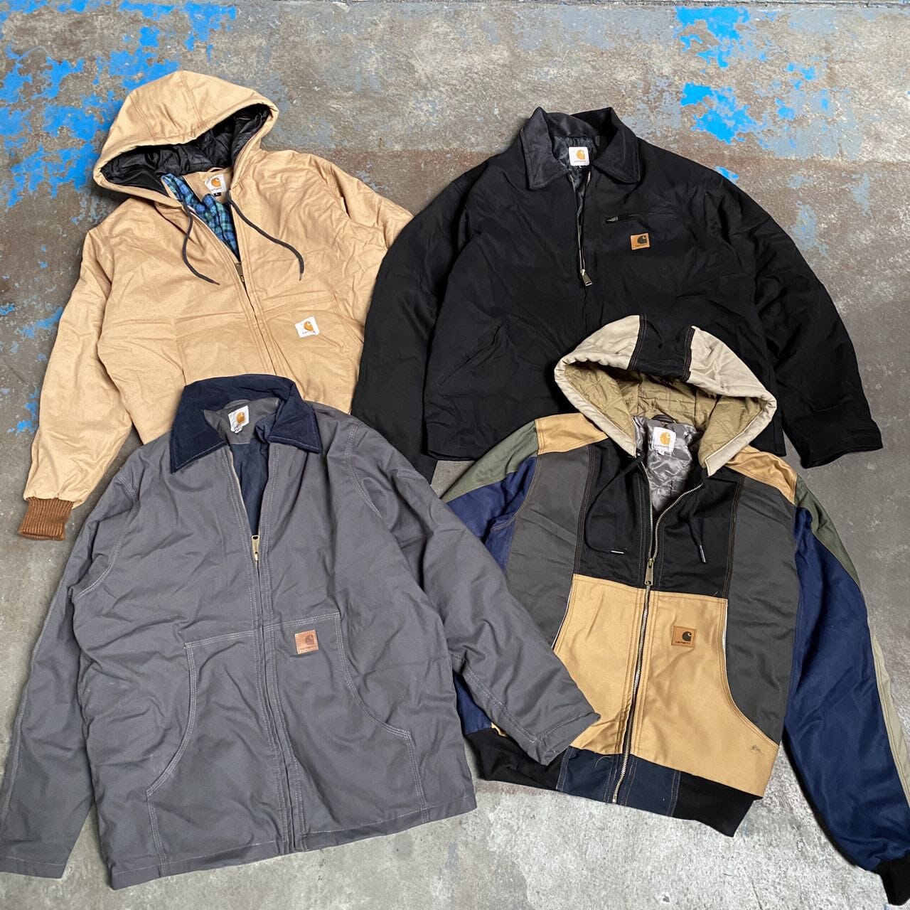 Mixed High quality Carhartt Reworkwear Jackets Northern Pole Vintage Wholesale 