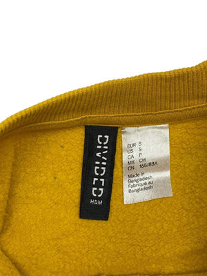 Mustard H&M Sweatshirt Men's Small Northern Pole Vintage Wholesale 