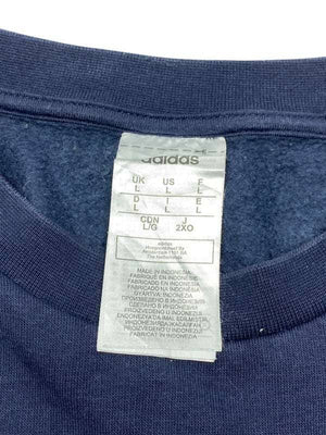Navy Adidas Chest Embroidery Sweatshirt Men's Large Northern Pole Vintage Wholesale 