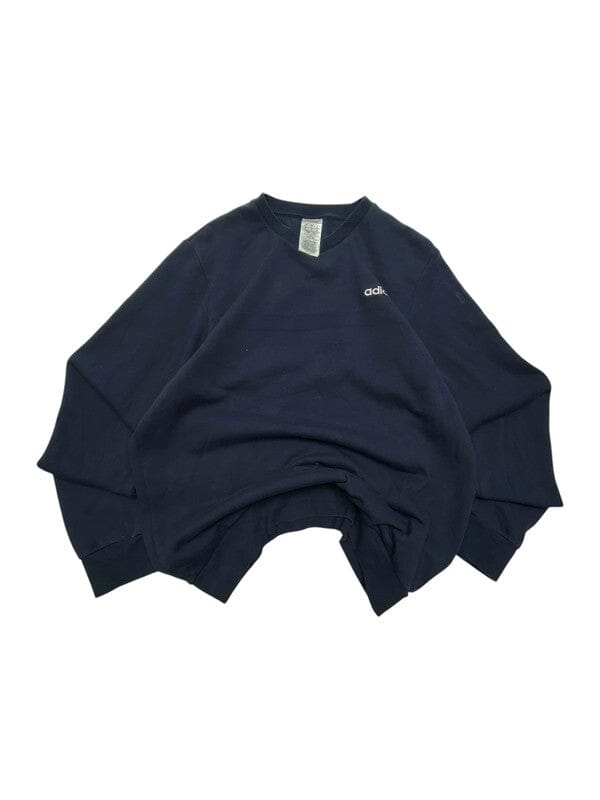 Navy Adidas Chest Embroidery Sweatshirt Men's Large Northern Pole Vintage Wholesale 
