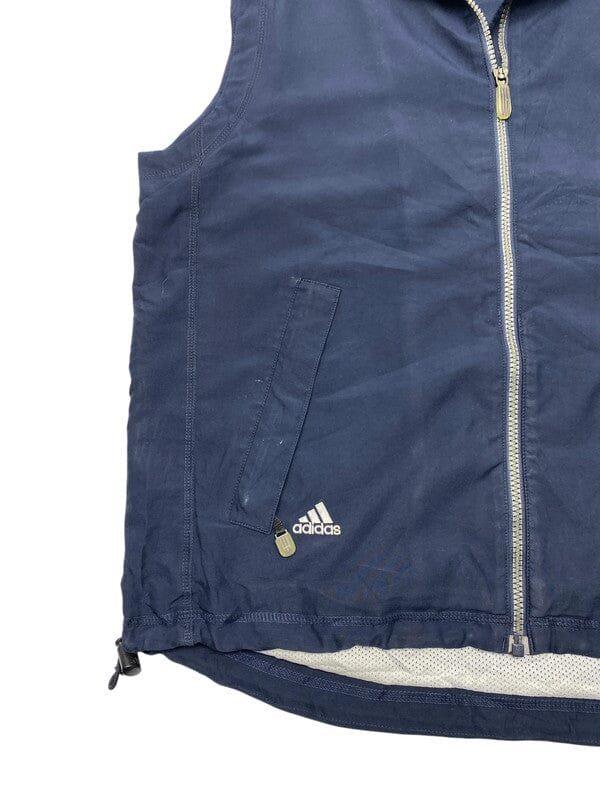 Navy Adidas Workwear Gilet Men's Large Northern Pole Vintage Wholesale 