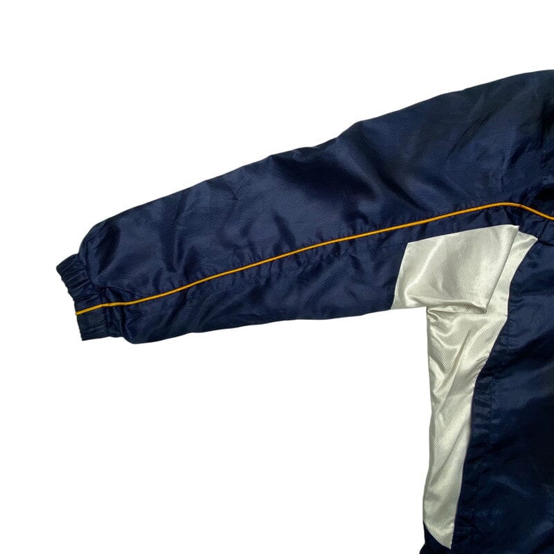 Navy and White Asics Windbreaker Men's Large Northern Pole Vintage Wholesale 