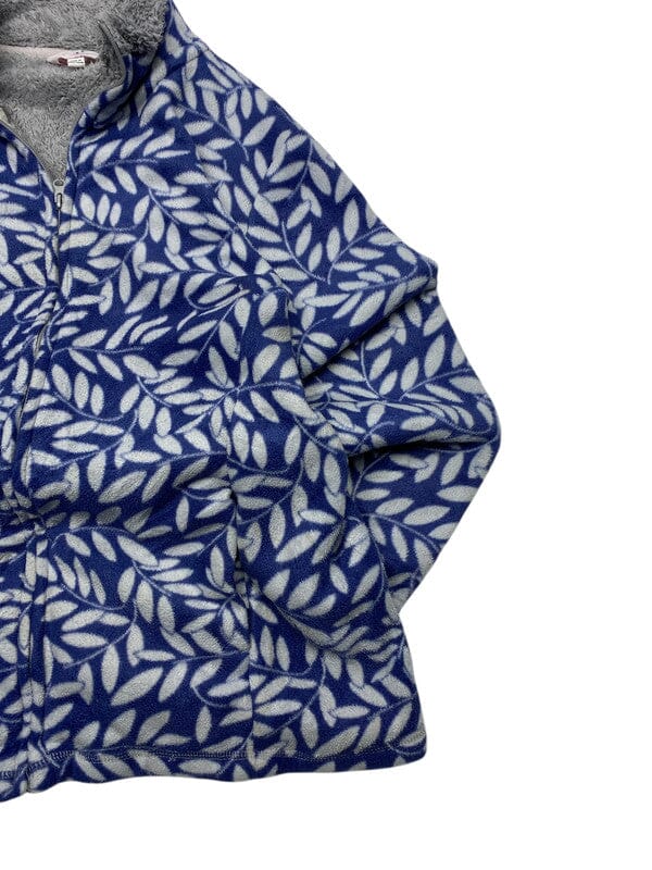 Navy and White Fleece Women's Large Northern Pole Vintage Wholesale 