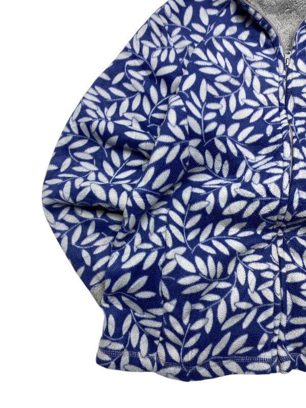 Navy and White Fleece Women's Large Northern Pole Vintage Wholesale 