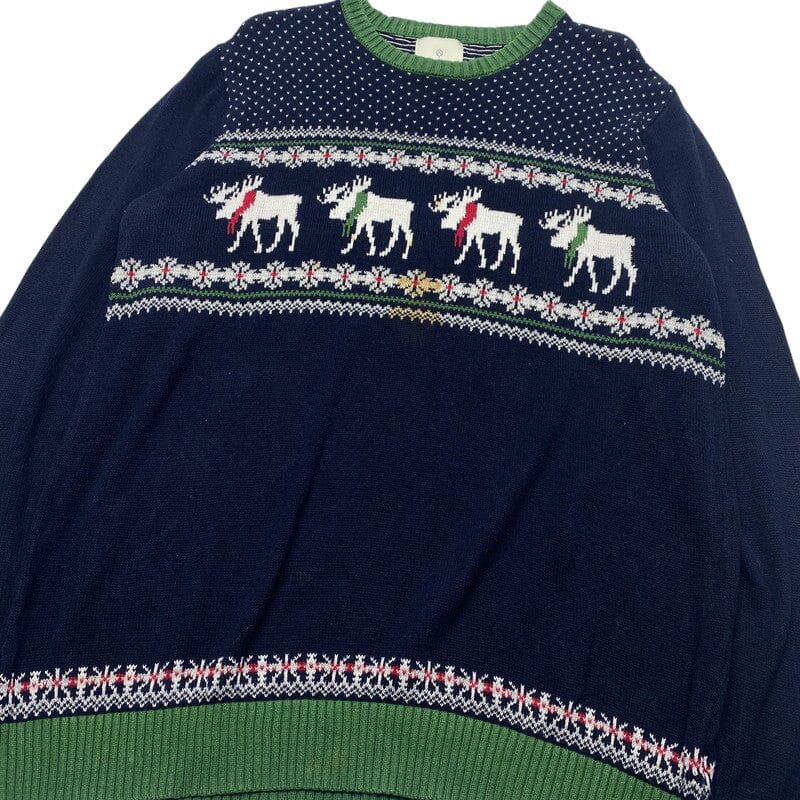 Navy Aspen Knitwear Jumper Men's XL Northern Pole Vintage Wholesale 