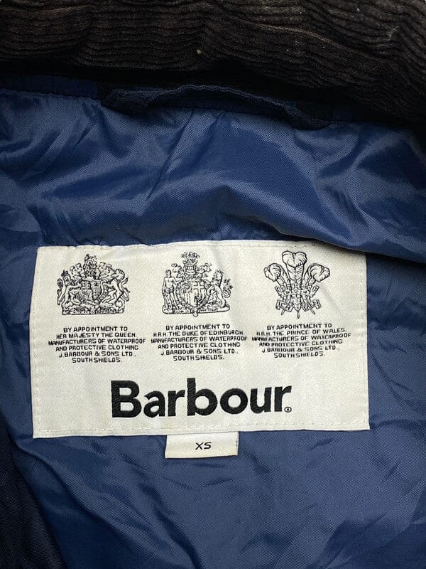 Navy Barbour Quilted Jacket Men's XS Northern Pole Vintage Wholesale 