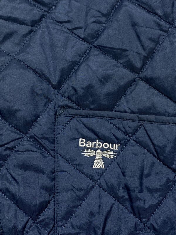 Navy Barbour Quilted Jacket Men's XS Northern Pole Vintage Wholesale 