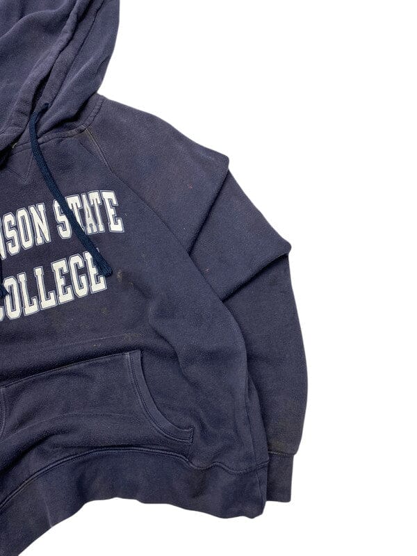 Navy Champion Badge Hoodie Men's Medium Northern Pole Vintage Wholesale 