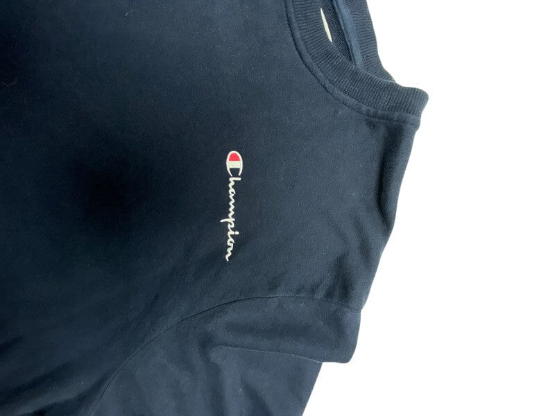 Navy Champion Chest Logo Sweater Men's XXL Northern Pole Vintage Wholesale 