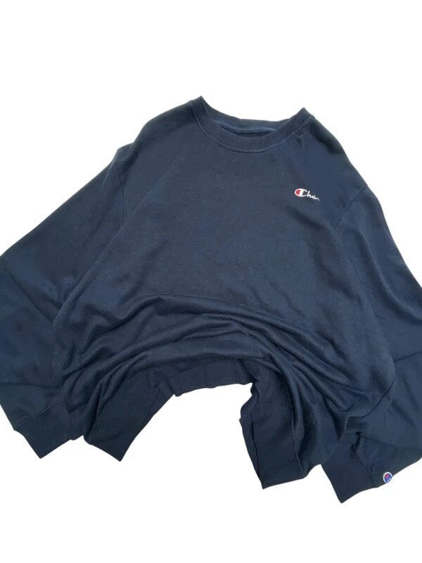 Navy Champion Chest Logo Sweater Men's XXL Northern Pole Vintage Wholesale 