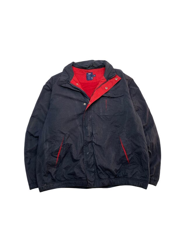 Navy CHAPS Ralph Lauren Bomber Jacket Men's Large Northern Pole Vintage Wholesale 